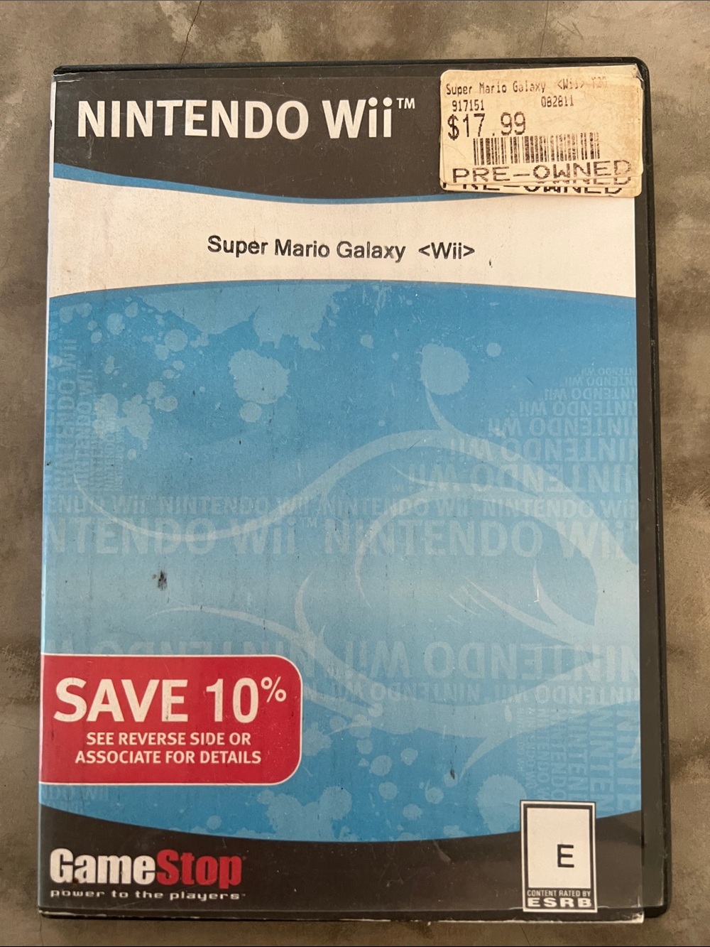 Nintendo Wii Super Mario Galaxy - Blue